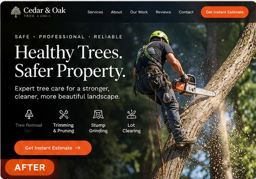 Cedar & Oak Tree Care after