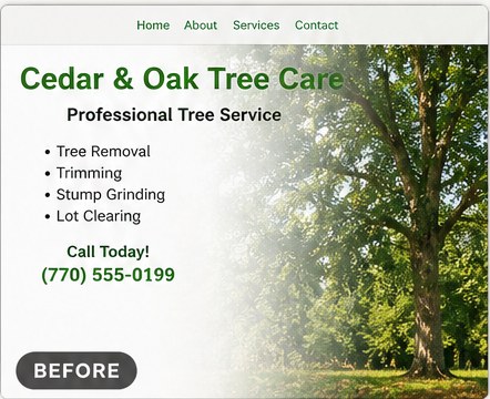 Cedar & Oak Tree Care before